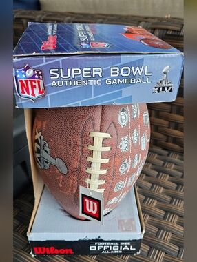 Wilson NFL Super Bowl XLVI Authentic Gameball 